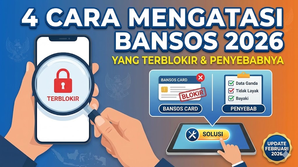 4 Cara Mengatasi Bansos 2026 yang Terblokir dan Penyebabnya