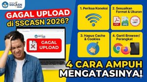 4 Cara Mengatasi Gagal Upload di SSCASN 2026