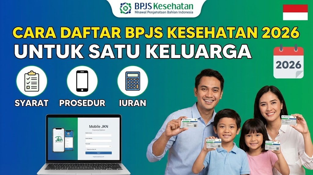 Cara Daftar BPJS Kesehatan 2026 untuk Satu Keluarga: Syarat, Prosedur, dan Iuran