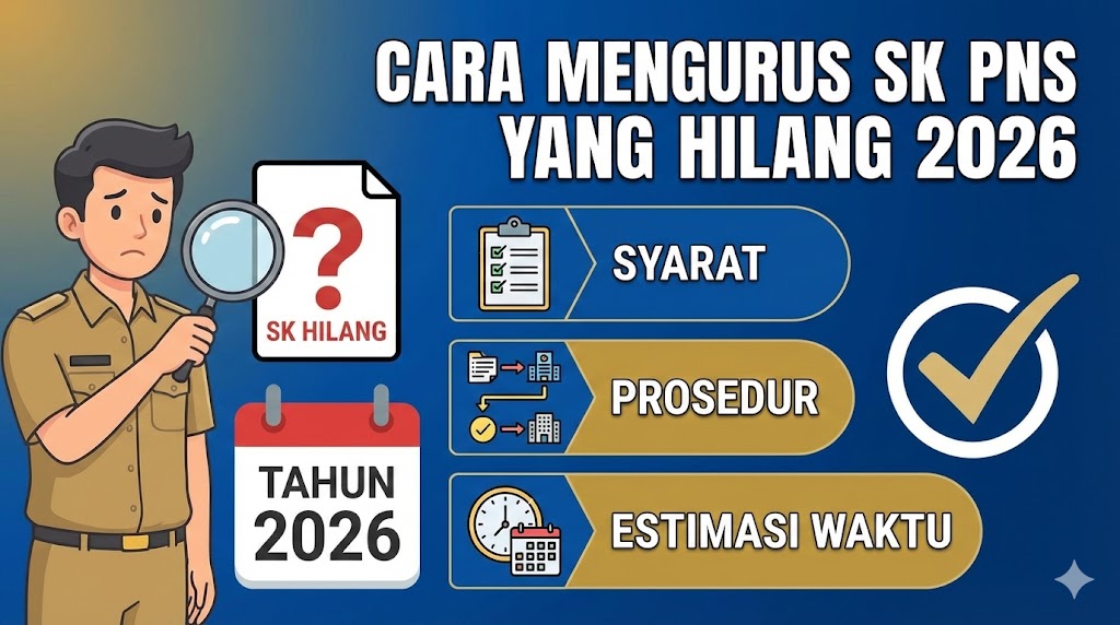 Cara Mengurus SK PNS yang Hilang di Tahun 2026: Syarat, Prosedur, dan Estimasi Waktu