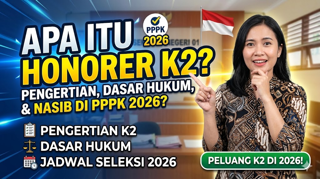 Apa Itu Honorer K2? Pengertian, Dasar Hukum, dan Nasibnya di Seleksi PPPK 2026